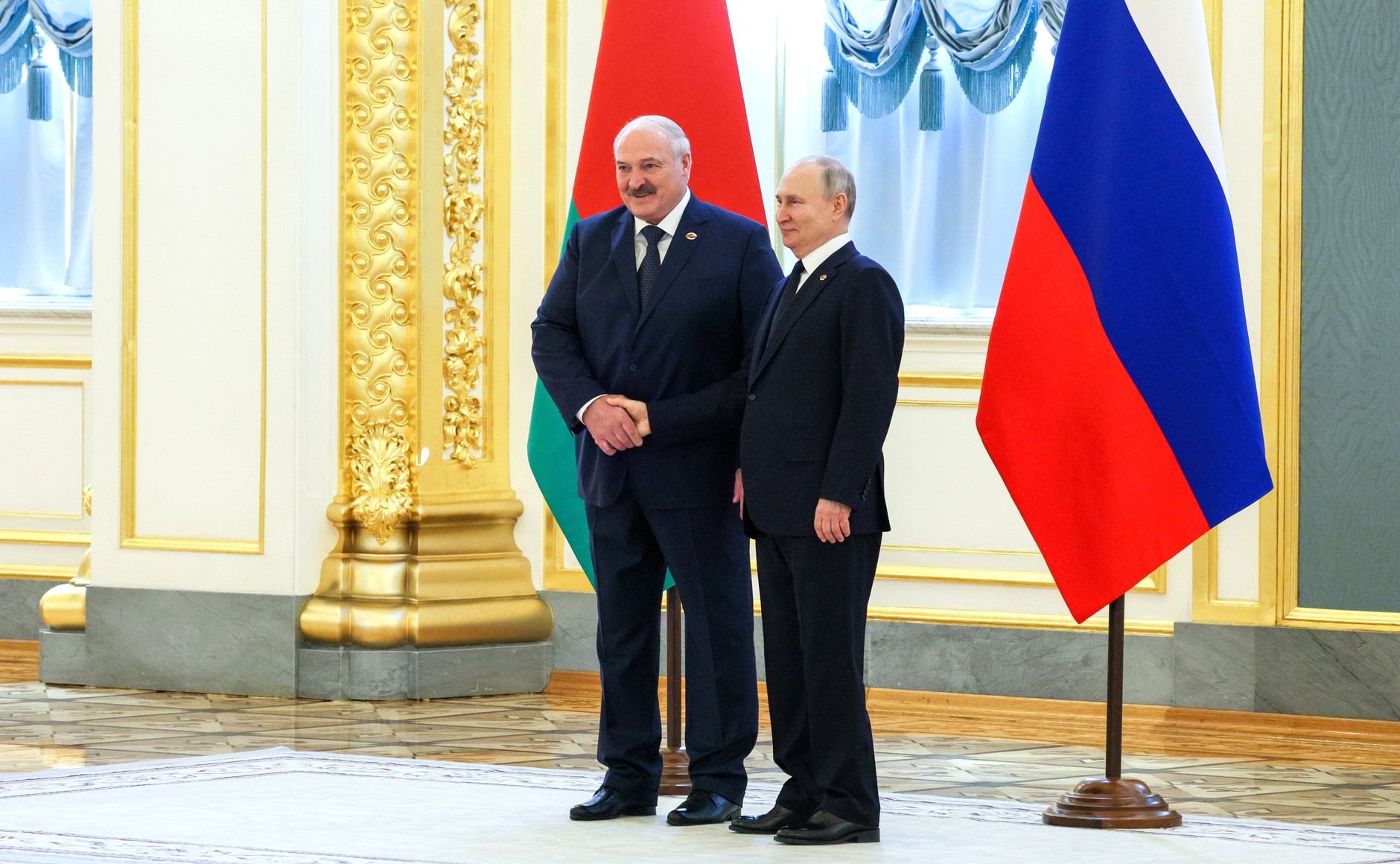 Заседание Высшего Государственного Совета Союзного государства России и Белоруссии.